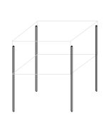 Tubular Leg Kit, 60" Set of 4