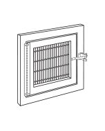 FEEDING DOOR, 12 X 12 W/ HARDWARE