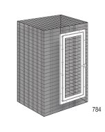 SAFETY MODULE W/ DOOR, 24 X 36 X 72 