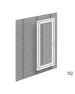 WALK-THROUGH PARTITION W/ DOOR, 36 X 72