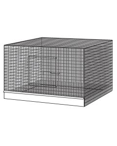 48 X 24 X 23H ALL PURPOSE CAGE, GALV.